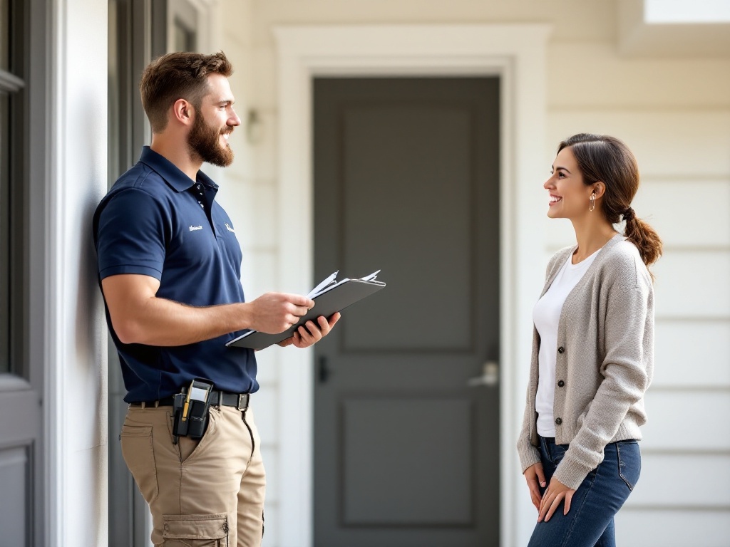 Pest Control in Kirkland, WA technician inspecting property